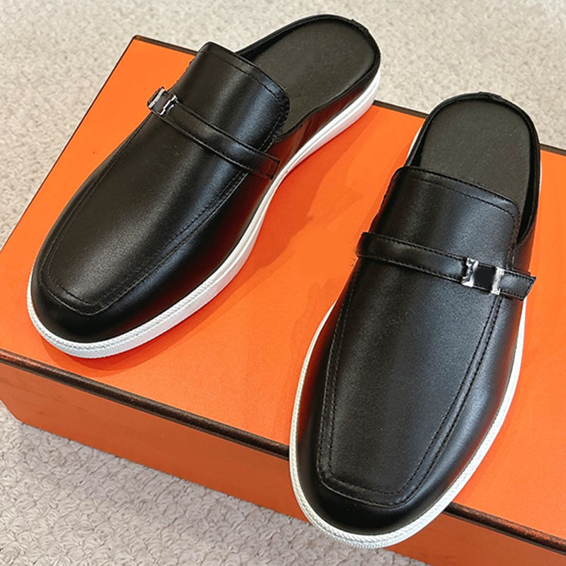 Fashion designer calfskin Likely Mules Outdoor Recreation women men mules comfortable style casual urban look Daily Outfit Flat Heel shoes