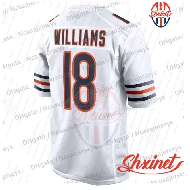 18 Caleb Williams 2025 Salute Football Jerseys Payton Urlacher Loveland Odunze Moore Bagent Singletary Kmet Hester McMichael Ditka McMahon Monangai