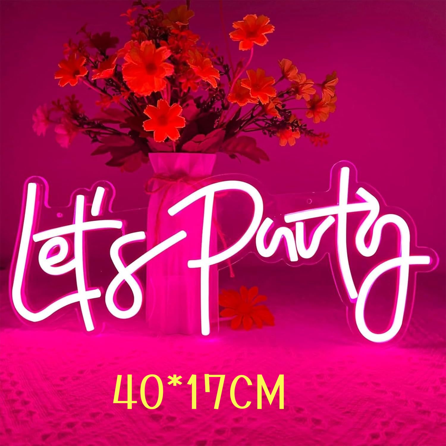 Remote-Controlled Personalized Neon LED Signs for Event Decorations