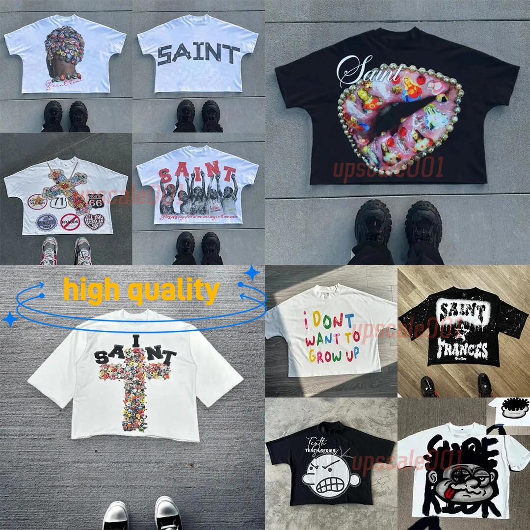 Mens T-shirt Vintage Graphic Printed Y2K T-Shirts Summer Short Sleeves Harajuku Style Hip-hop Streetwear Women Tops meng6522