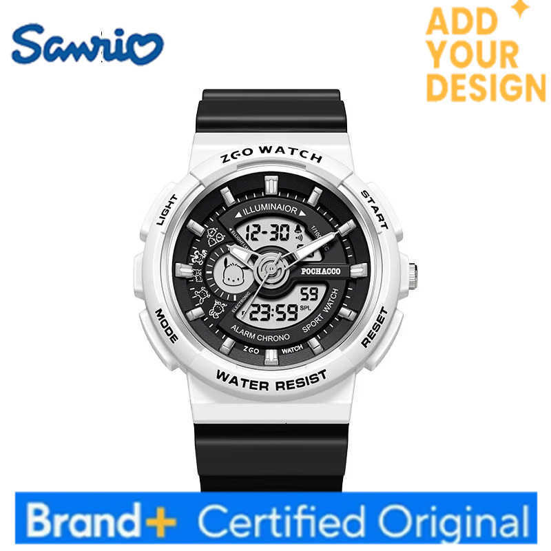 Sanrio Watch for Girls Pochacco Kids Electronic Watch Boy Lovers Fashion Motion Multifunctional Hello Kitty Waterproof Watch H251223