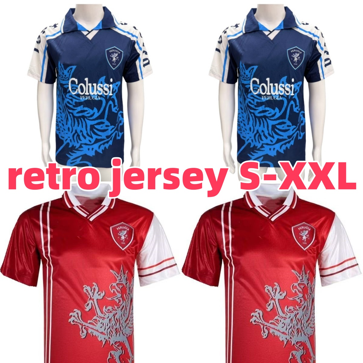 1998 1999 retro soccer jersey 96 97 98 99 Associazione Calcistica Perugia Calcio NAKATA RAPAJC PETRACHI vintage classic retrio football shirt