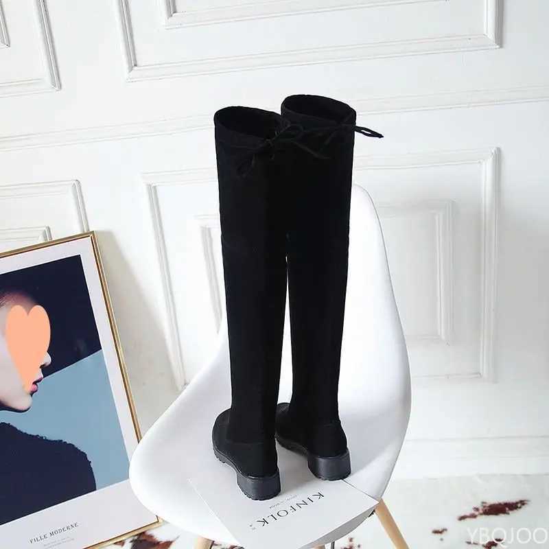 Women Shoes 2022 Winter Shoes Women Boots Fashion Waterproof Snow Boots for Women Over The Knee Thigh High Boots Botas De MujerT251223