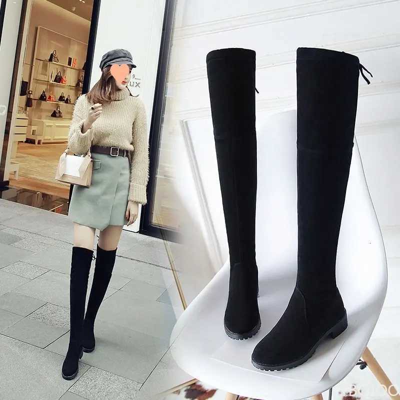 Women Shoes 2022 Winter Shoes Women Boots Fashion Waterproof Snow Boots for Women Over The Knee Thigh High Boots Botas De MujerT251223