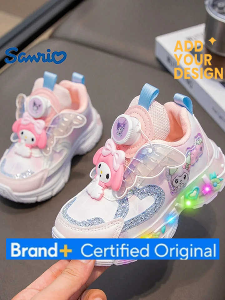 Sanrio Hot Girl My Melody Kawaii Fashion Spring and Autumn Seasons Sneakers Student Anime Cartoon Child Casual Shoes New Style H251223