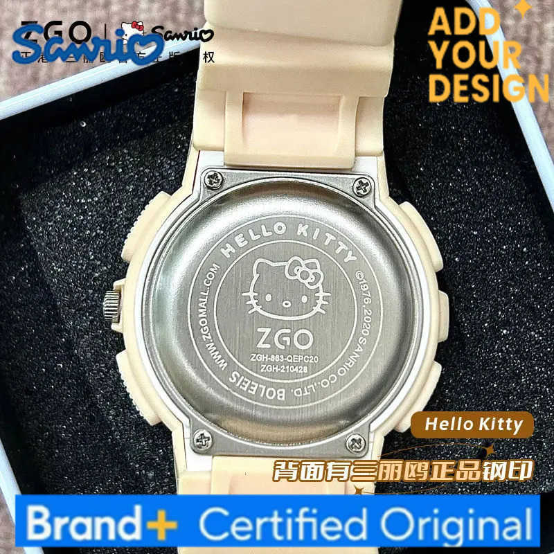 Sanrio Hello Kitty Waterproof Watch Ins Girls Luminous Electronic Watches Childrens Birthday Gifts H251223