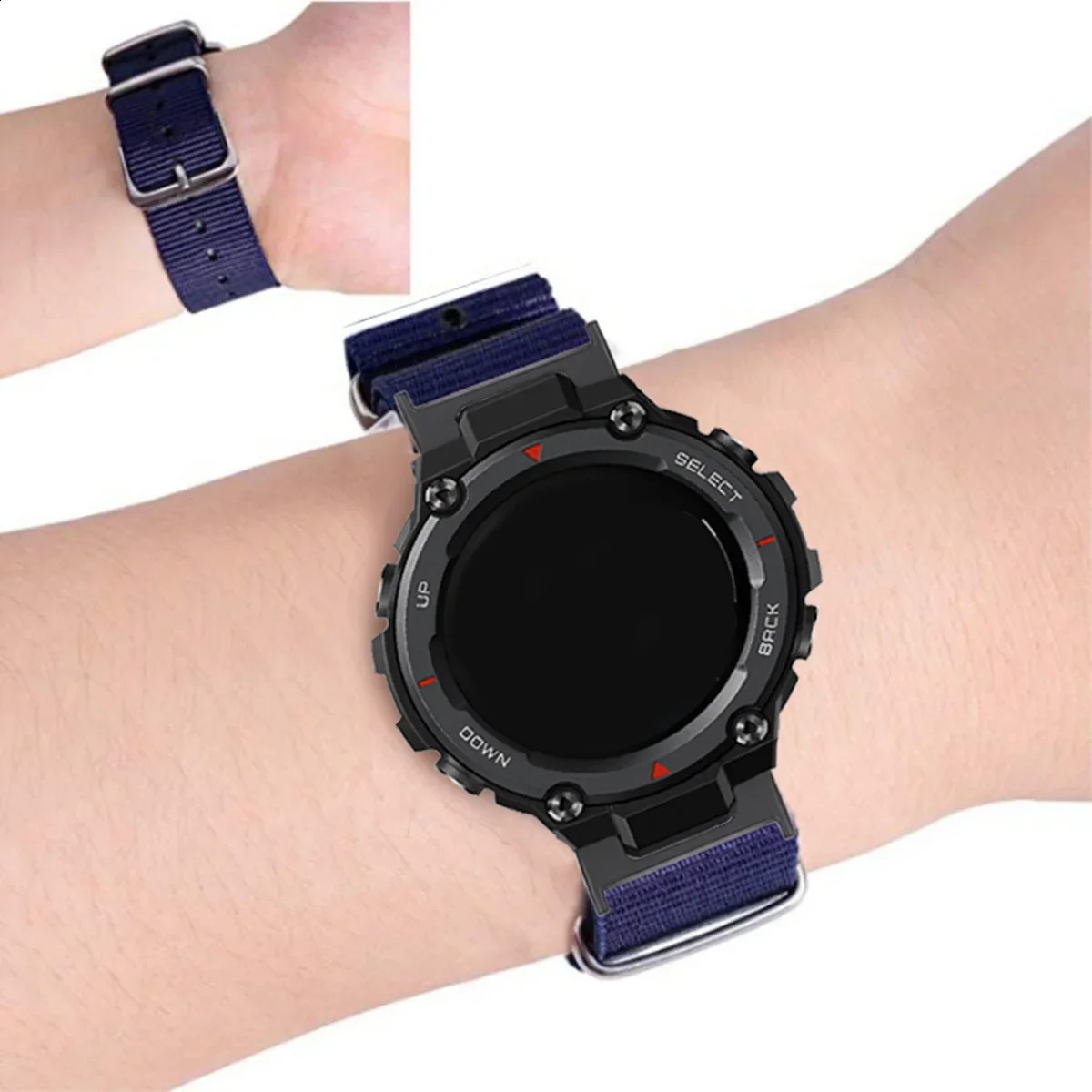 Nylon Band for Huami Amazfit T-rex 3/2 pro Watch Strap for Huami Amazfit T-rex Ultra Sport Belt Smartwatch Bracelet Accessories 251223