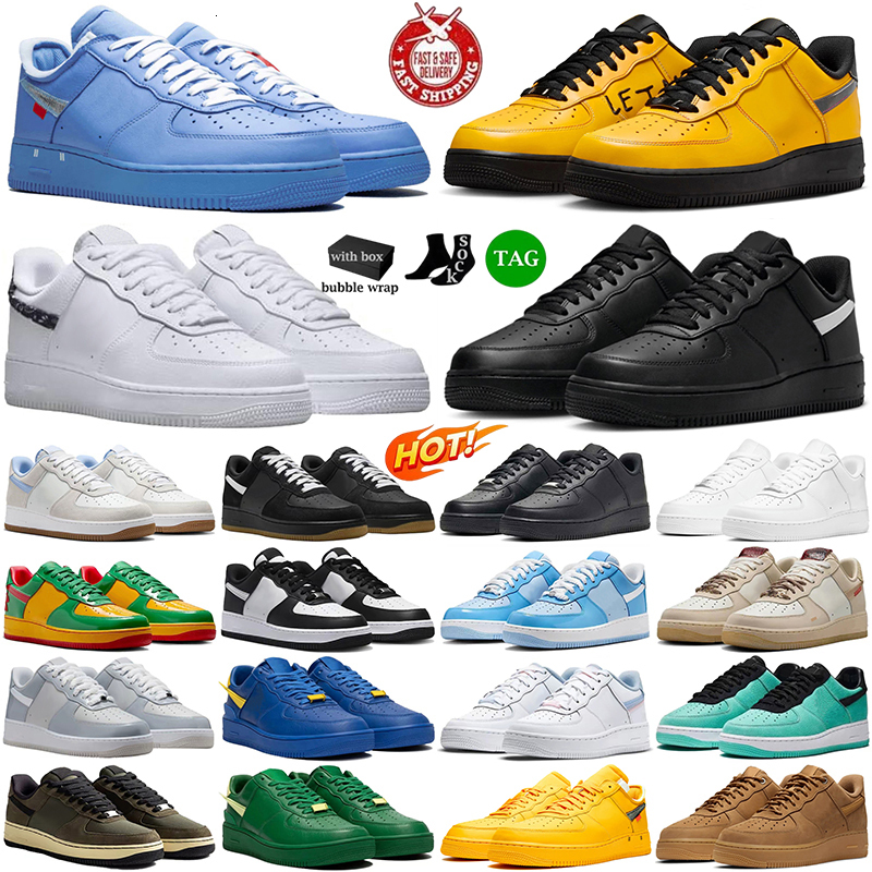 designer shoes 1 One Sneaker for mens womens fashion skate shoes classic black white blue yellow pink platform chaussure outdoor man flat casual shoes size 36-45