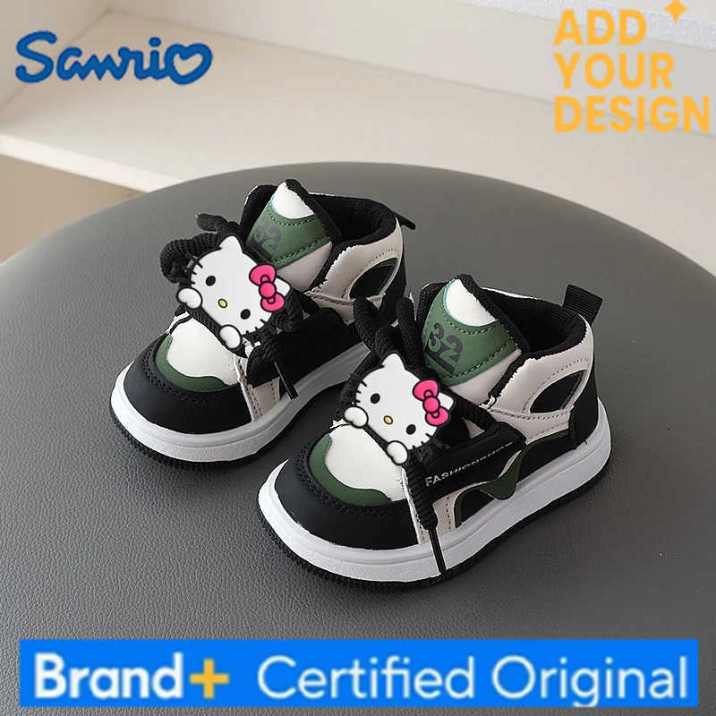Sanrio Hello kitty 2026 new spring autumn winter children soft-soled sports shoes boys cartoon casual shoes baby fashion toddler shoes H251223