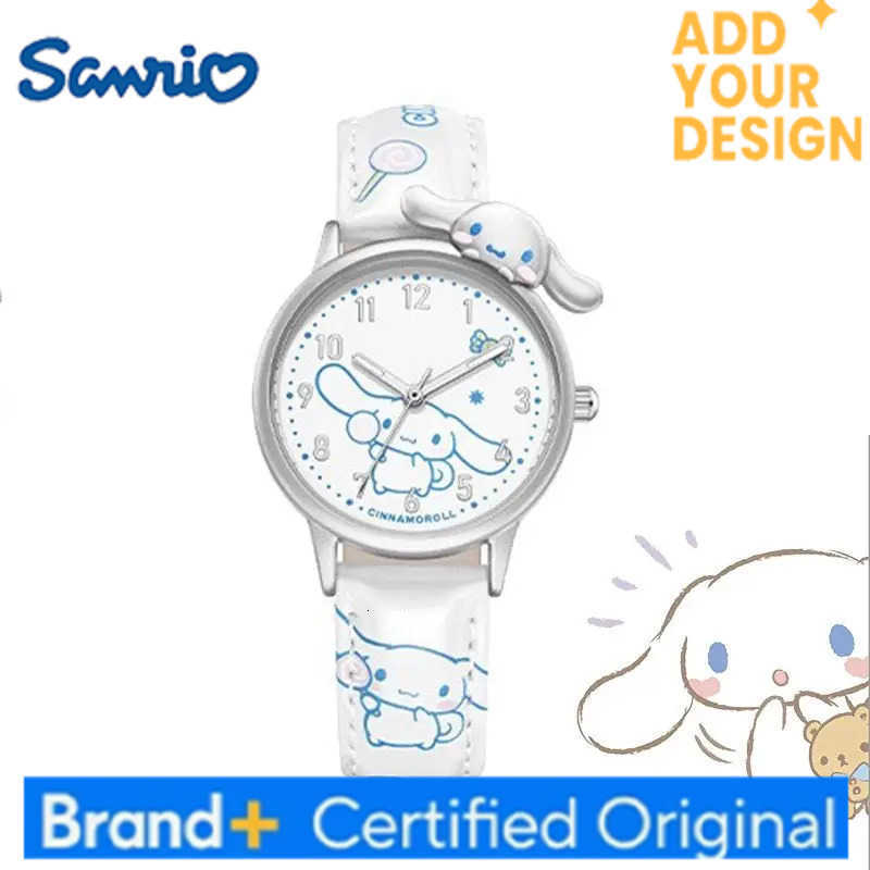 Sanrio cute cartoon Hello kitty Cinnamorollkuromi creative girls watch high quality waterproof quartz watch holiday gift H251223