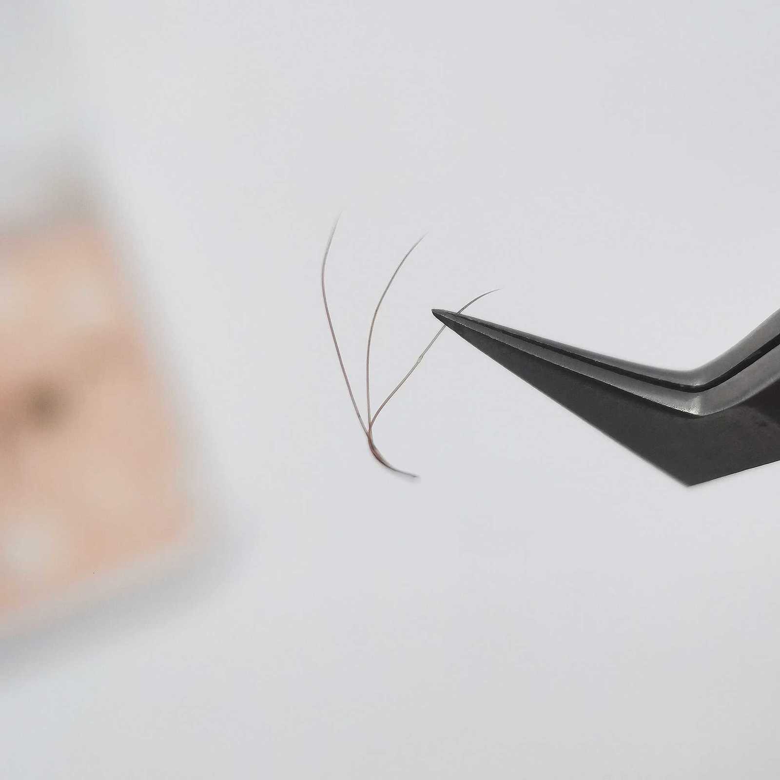 Supmacio Brown 3D/4D/5D W Lashes Bloom Automatic Flowering Soft Premade Fans Natural Soft Individual EyelashesT251223