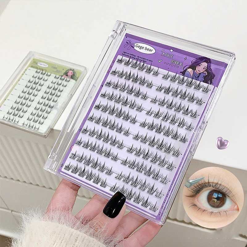 No-Glue False Eyelashes Easy 3-Step Application Natural Glue-free False Eyelashes DIY Lashes for Beginners with Sunflower DesigT251223
