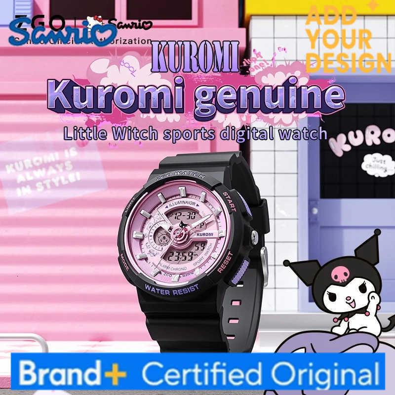 Sanrio X Kuromi Womens Watch Middle and High School Students Girls 50M Waterproof Electronic Watches Gift 8573 H251223