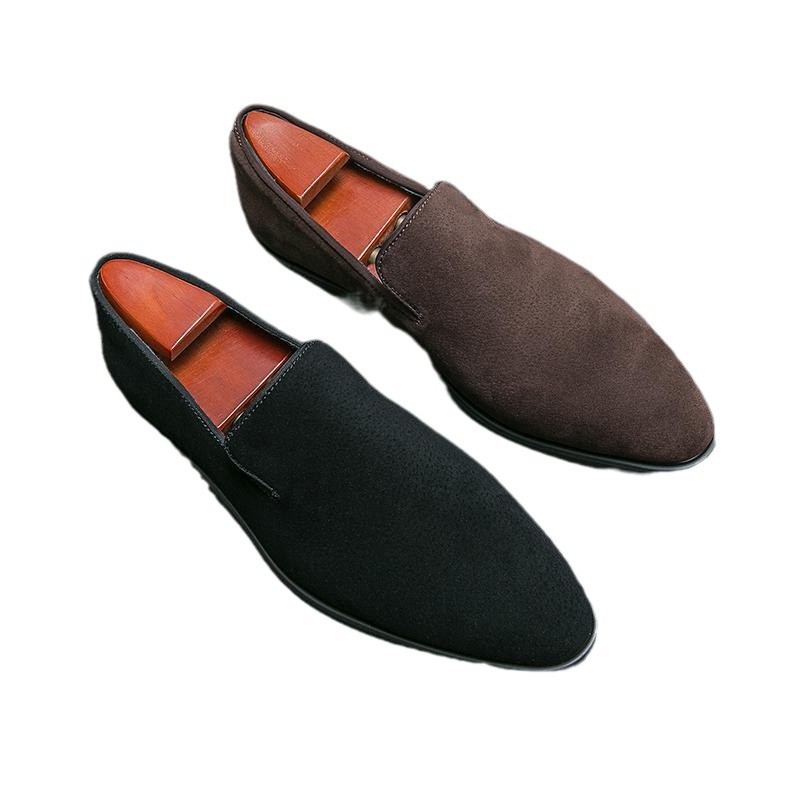 Free Shipping 2026 Fashion Slip-On Loafers for Men, Soft Leather Casual Dress Shoes British Style Comfortable & Trendy