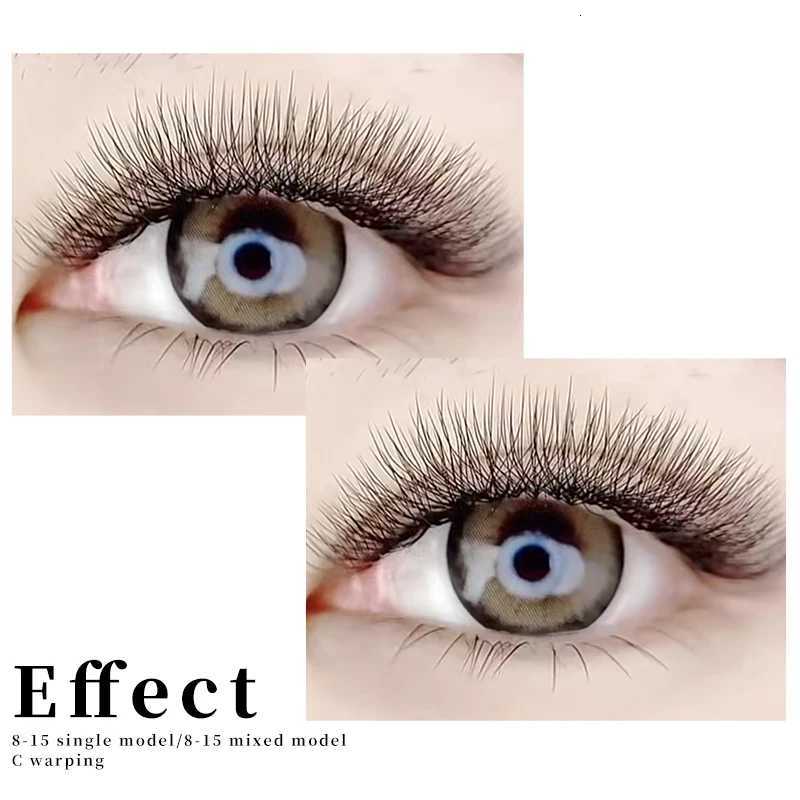 MENGLUKE 5D W Shaped Bloom Automatic Flowering Premade Fans Eyelashes Extensions Natural Soft Light High Idividual LashesT251223