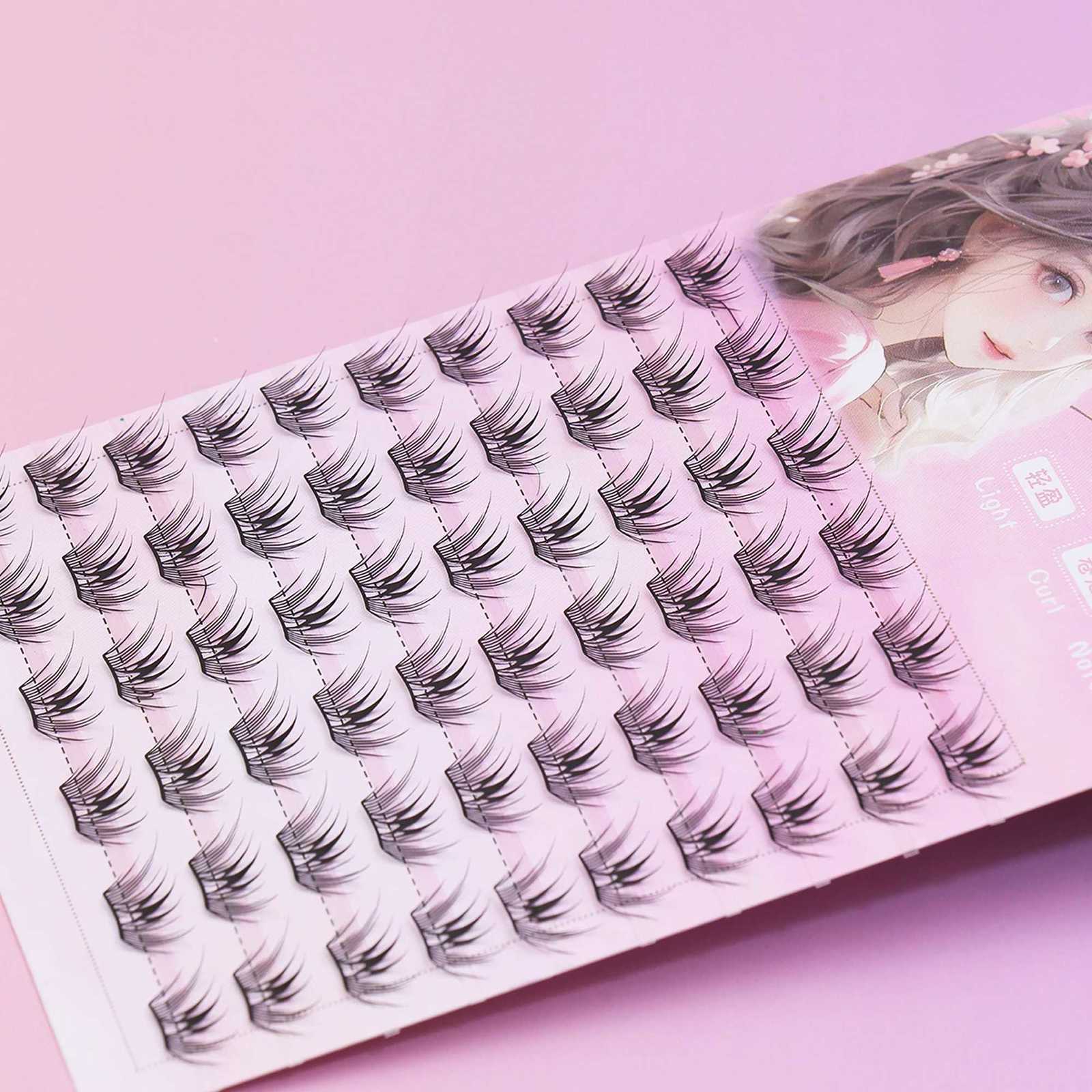 Natural false eyelashes Single cluster Fluffy and soft 3D Mink Eyelashes Long eyelashe daily work meetings false eyelashesT251223