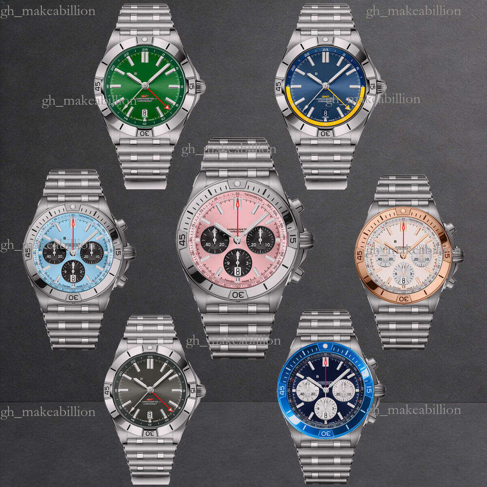 Breitllngness Watches CHRONOMAT Designer Watch Man Watch High Quality Silver Dial Alloy Watch Band Movement Automatic/Quartz Watches luxury watch