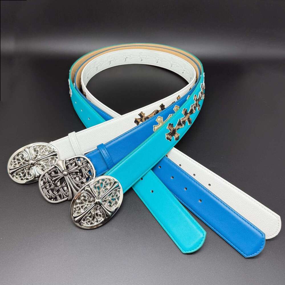 CH belt Chrome belt CHearts belt designer belt CH Cross Kuro Classic for Men and Women, Jeans Vintage Fashion Belt, Trendy Leather Belt