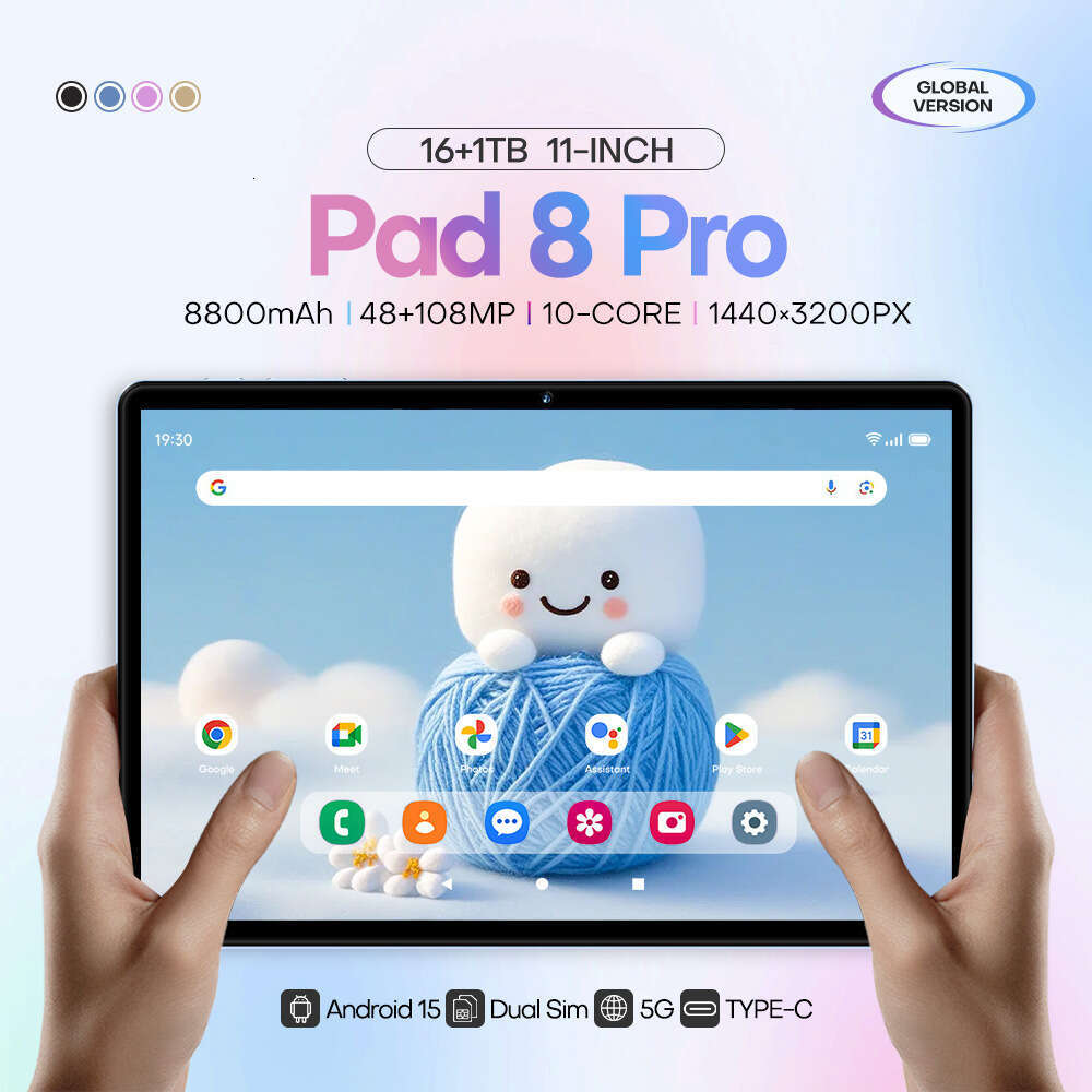 Global renowned new cross-border exclusive 16+1T tablet Pad 8 Pro foreign trade spot cross-border tablet CKS