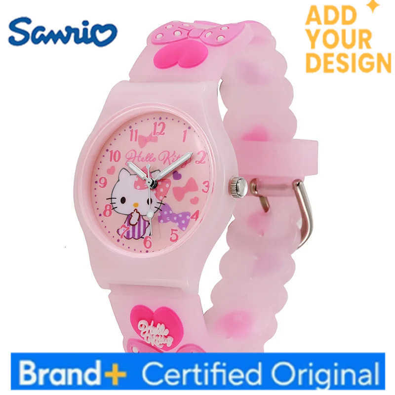 Sanrio New Miniso Watch Kawaii Hello Kitty Kuromi Ins Korean Student Watch Cartoon Anime Decoration Friend Birthday Gift H251223
