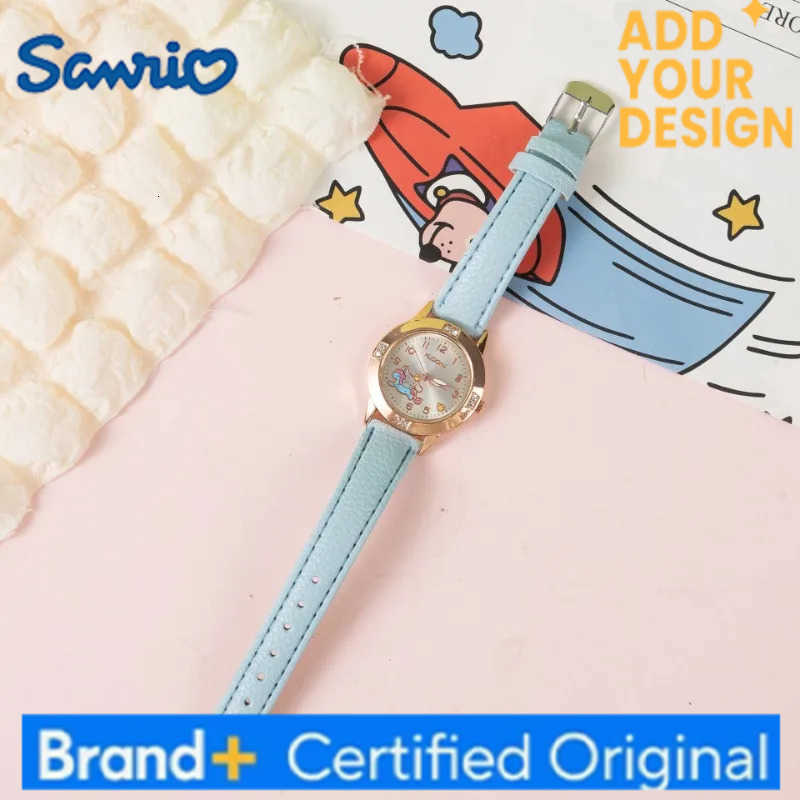 Sanrio Rose Gold Diamond Belt Watch Ladies Quartz Watch H251223