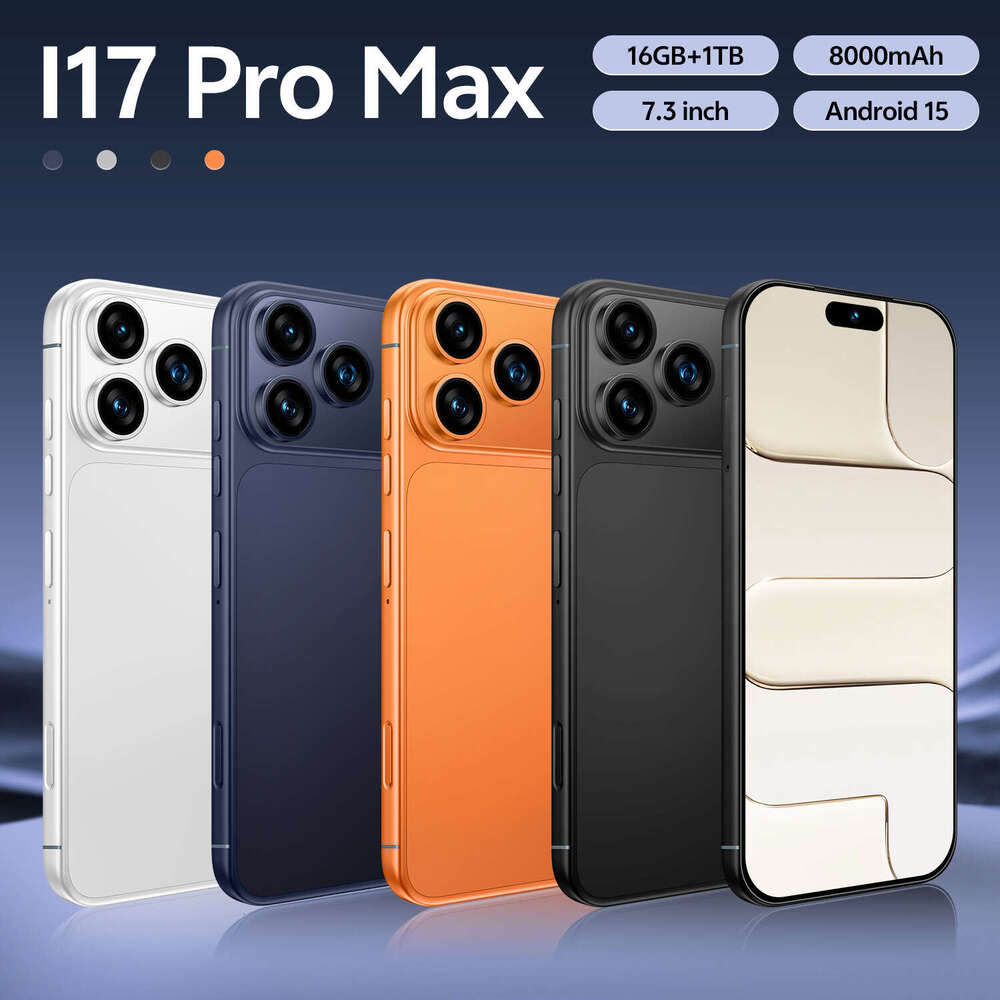 New Phone I17pro Max True 4G 4+64Gb Android 15 Cross-Border Platform Exclusive Smartphone