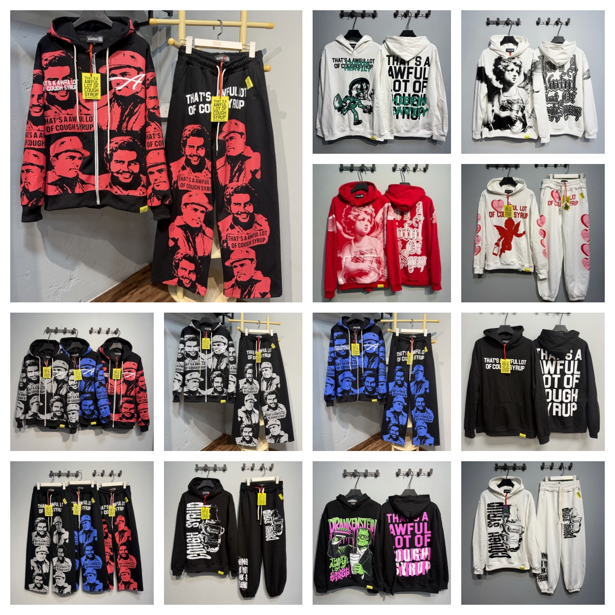 thats a awful lot of caugh syrup hoodie men designer hooded mens sweatshirt fashion pullover long sleeved Cotton hooded high Street caugh syrup hoodie