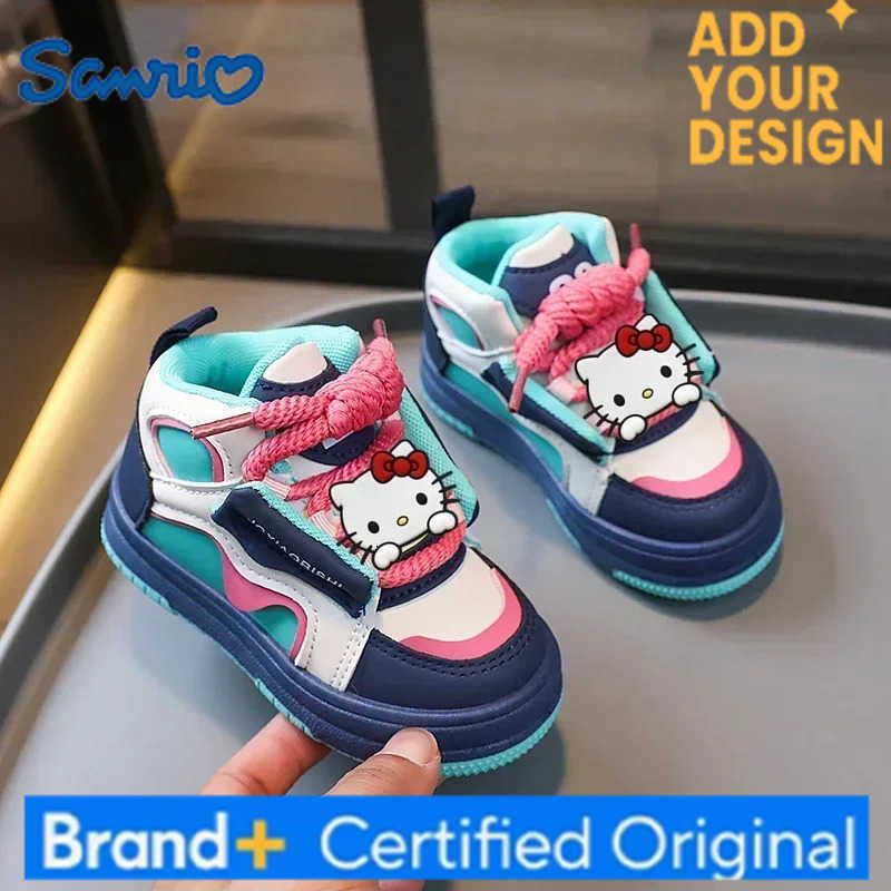 Sanrio Hello kitty 2026 new spring autumn winter children soft-soled sports shoes boys cartoon casual shoes baby fashion toddler shoes H251223