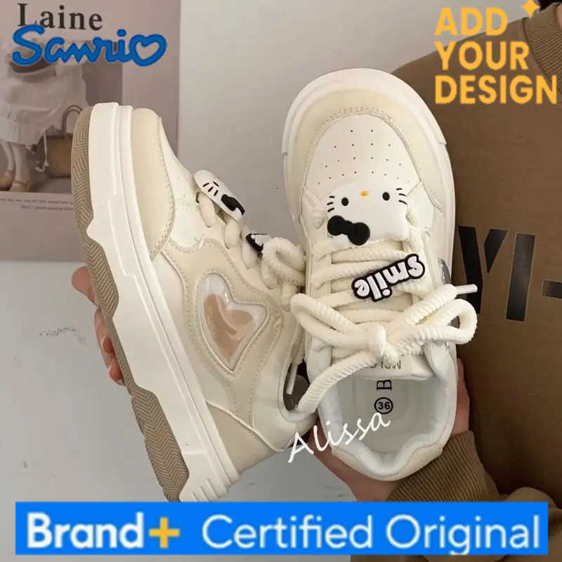 Sanrio Kawaii Hello Kitty Sports Shoes Anime Cartoon Sweet Fashion Exquisite Ins Style Versatile High-looking Popular Sneakers H251223