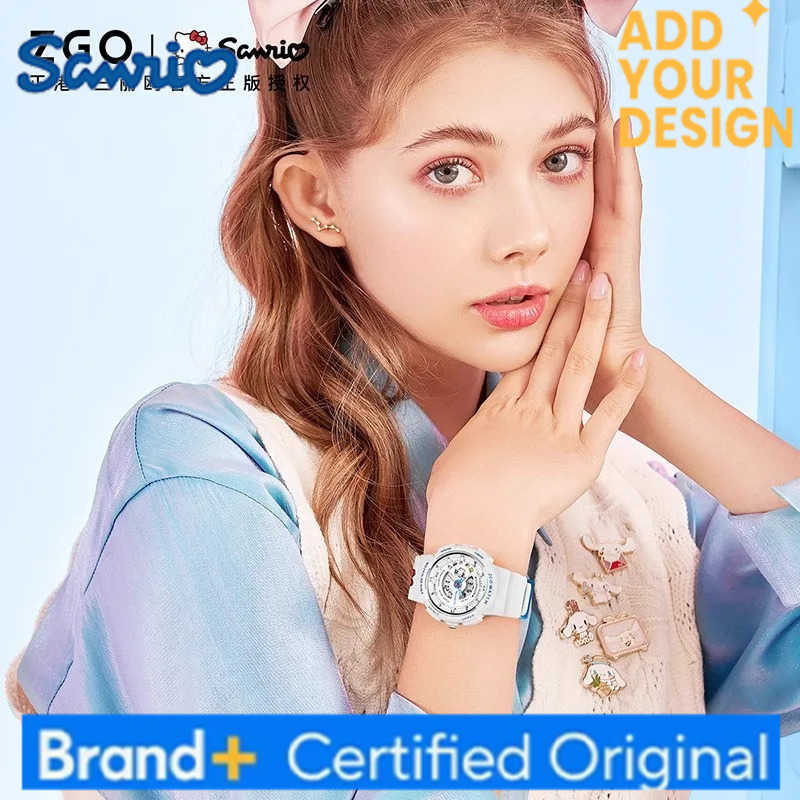 Sanrio Hello Kitty Watch For Girls Student Model For Primary And Secondary School Pupils Multifunctional Sports Waterproof H251223