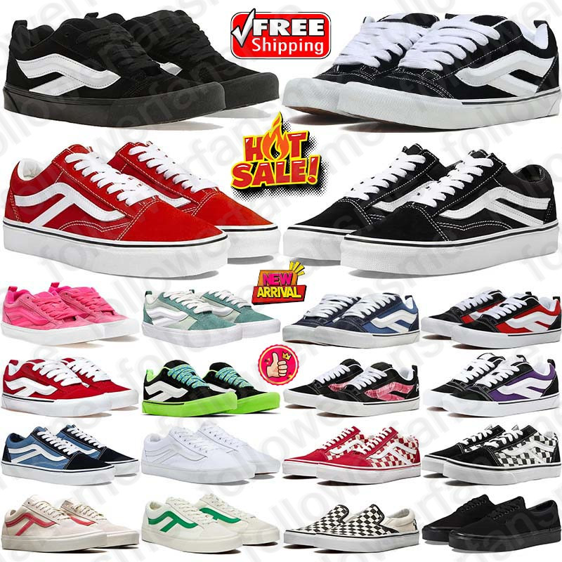 Free Shipping Designer van vanssneakers vansy knu old skools sneakers Shoes canvas chaussure for skateboard mens womens trainers scarpe Plate-forme casual top