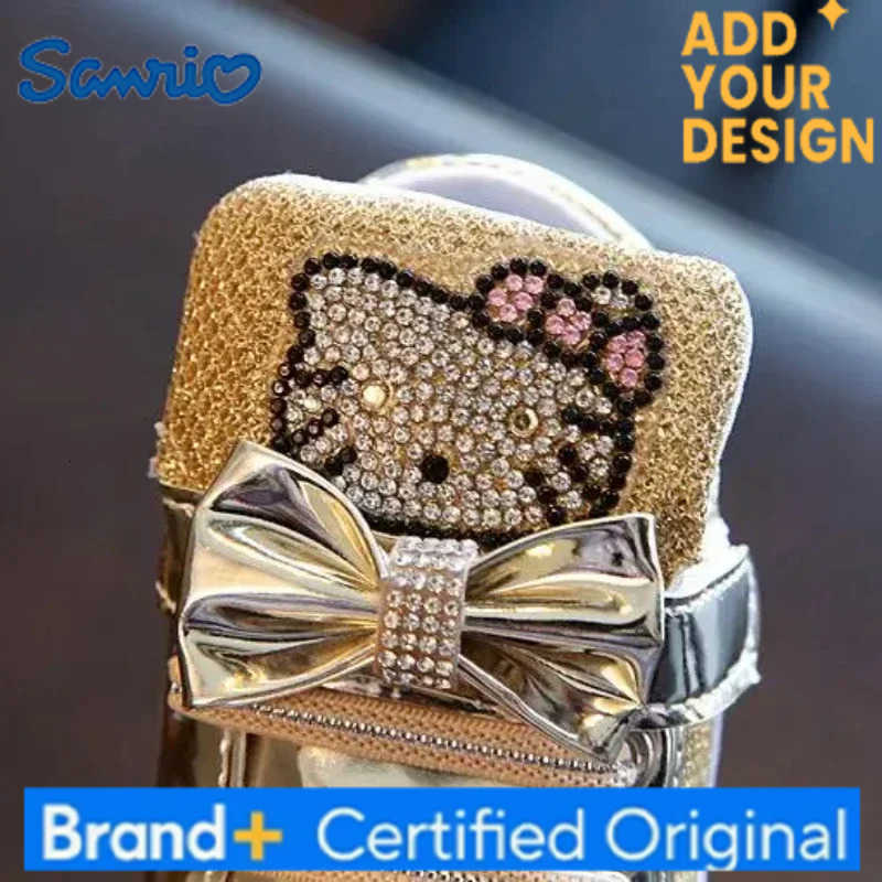 Sanrio New Disney Children Luminous Shoes Boys Girls Hello Kitty Shoes Flashing Lights Fashion Sneakers Toddler Little Kid LED Sneakers H251223