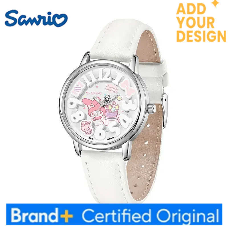 Sanrio Melody Childrens Luminous Watch Girls Ins Quartz Watches Cute Birthday Gifts H251223