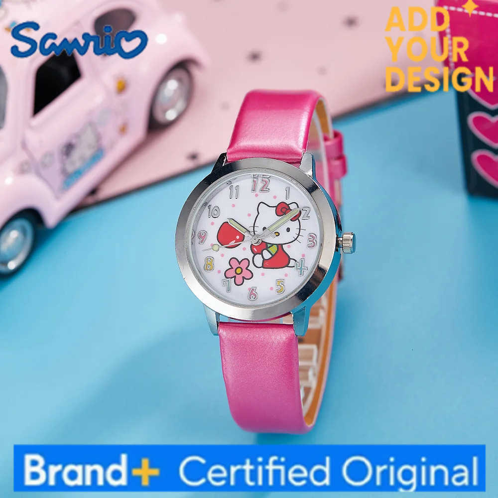 Sanrio Hello Kitty children Watches Kawaii Quartz Casual Fashion kid WristWatch Women Girl Children Birthday Gifts H251223