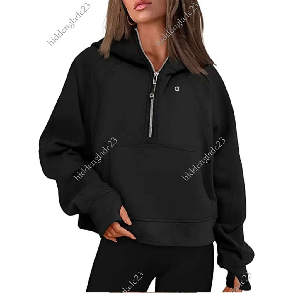 Alonessities Sets Women Half Zipper alomen Set Sport Waer Tracksuit Sports Hoodies Jacket Ladies Sport Thick Ideal Fleece Sweatersuit 72f