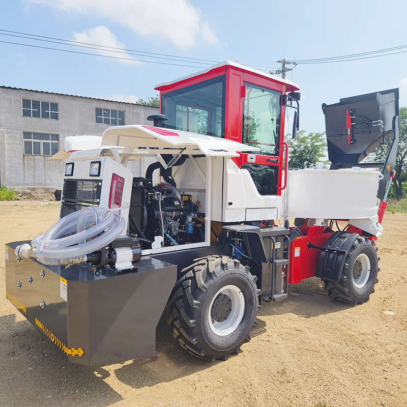 Professional 4 Cubic Meter Self-Loading Concrete Machine | Ready-Mixed Production Equipment