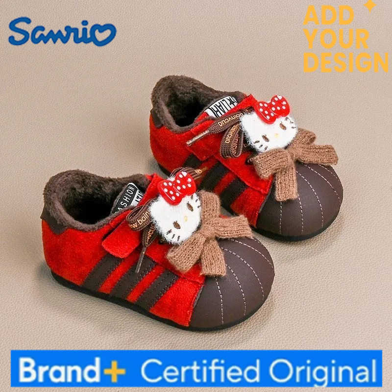 Sanrio Autumn and winter new Hello Kitty soft-soled breathable wear-resistant thickened casual shoes popular sports shoes H251223