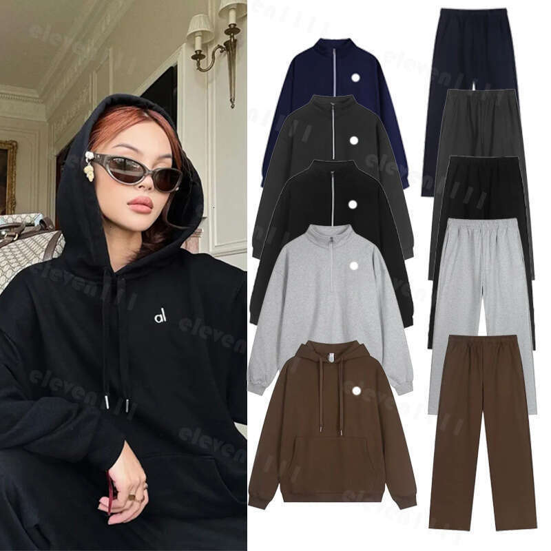 HOT Women Men Sets Designer Alonessitys men clothes Sweatshirt pants Hoodie Accolade Jacket Quarter Pullover Yoga 1/4 Full Zip Crew Neck Alonessitys Pants men set