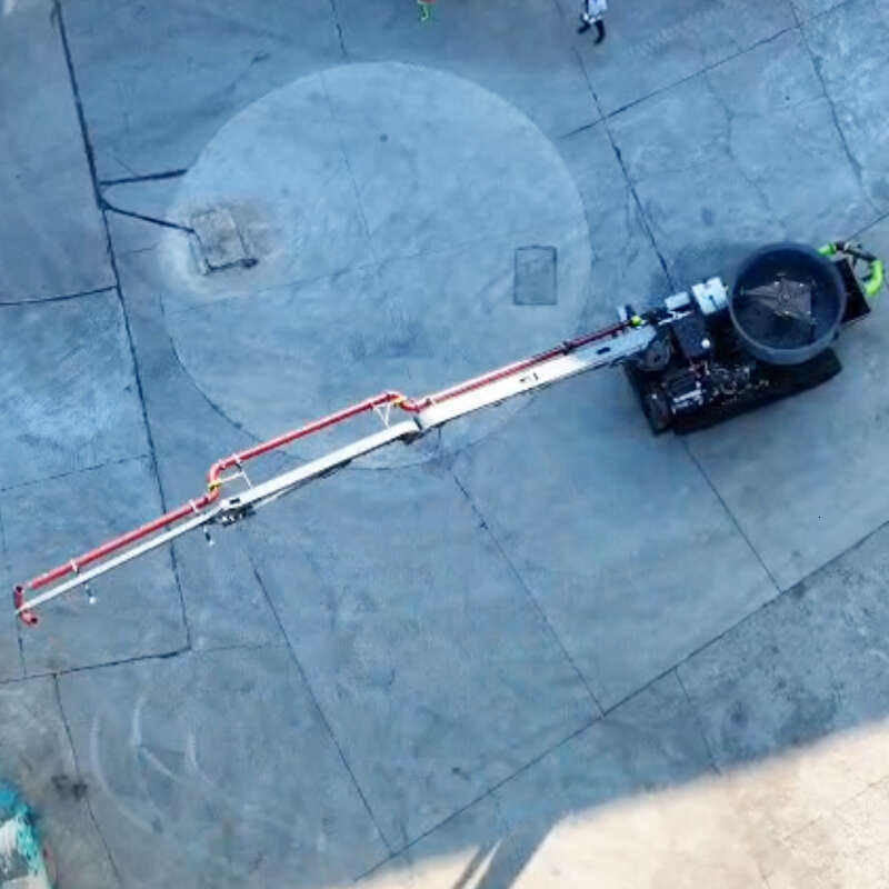 Efficient Crawler Type Concrete Mixer And Pump Machine With High Capacity Hopper For Uninterrupted Construction Work