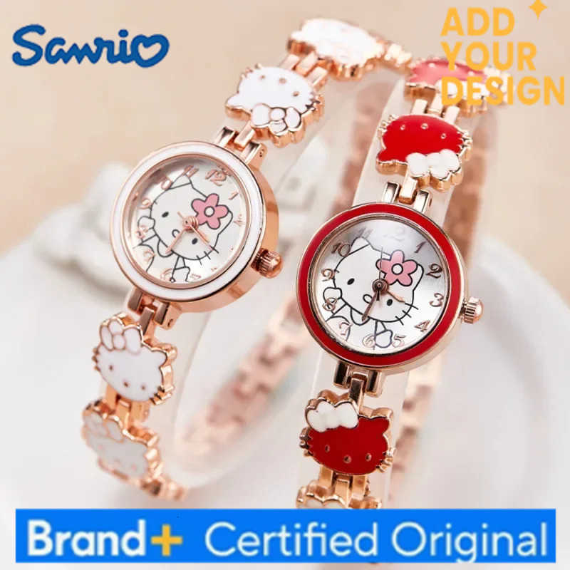 Sanrio women Watch Hello Kitty Watch Female Student Sweet Bow Girl friends Gift High quality womens quartz watches H251223