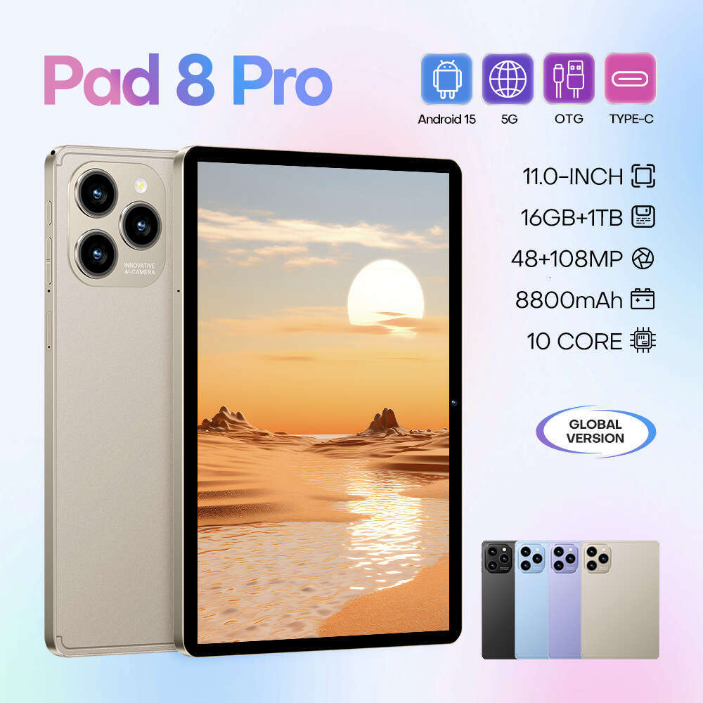 Global renowned new cross-border exclusive 16+1T tablet Pad 8 Pro foreign trade spot cross-border tablet CKS