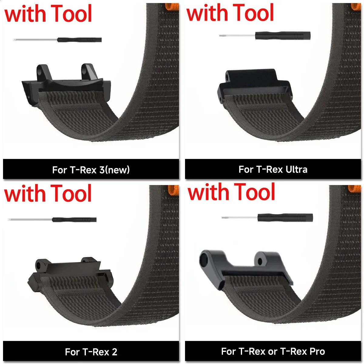 Nylon Band for Huami Amazfit T-rex 3/2 pro Watch Strap for Huami Amazfit T-rex Ultra Sport Belt Smartwatch Bracelet Accessories 251223