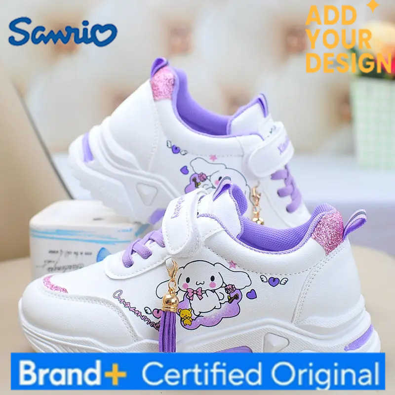 Sanrio Kawaii Cinnamoroll Students Cute Cartoon Comfortable Sneakers Children Anti Slip Flat Shoes Running Shoes Gift for Kids H251223