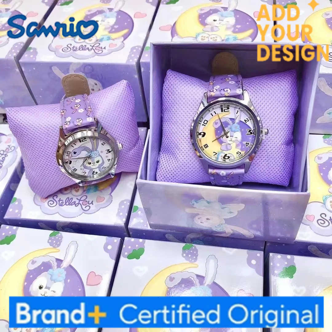 Sanrio Watch Kuromi My Melody Cinnamoroll Pompompurin Quartz Watch Holiday Birthday Children Pointer Watch Girl Kids Gifts Toy H251223