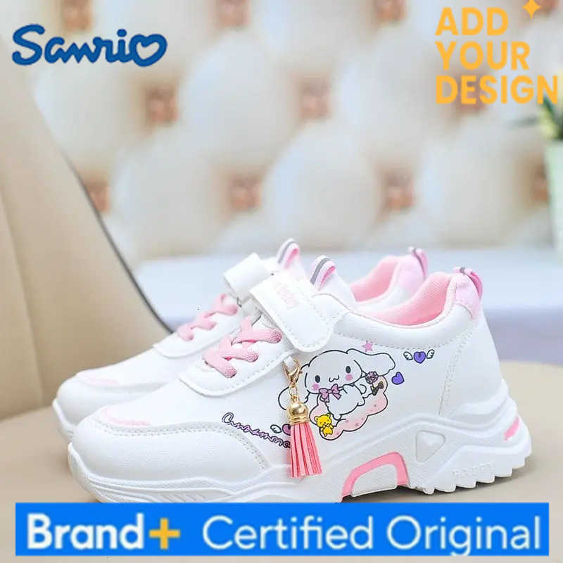 Sanrio Kawaii Cinnamoroll Students Cute Cartoon Comfortable Sneakers Children Anti Slip Flat Shoes Running Shoes Gift for Kids H251223
