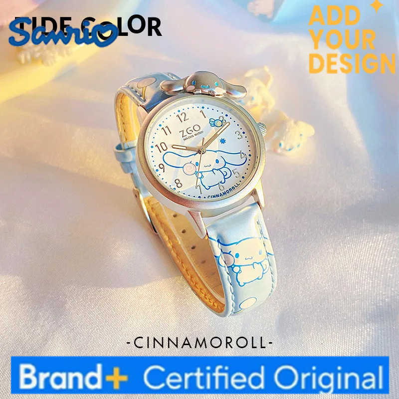 Sanrio Cinnamoroll Kids watch for girls student cute blue watch waterproof quartz wristwatch 273 H251223