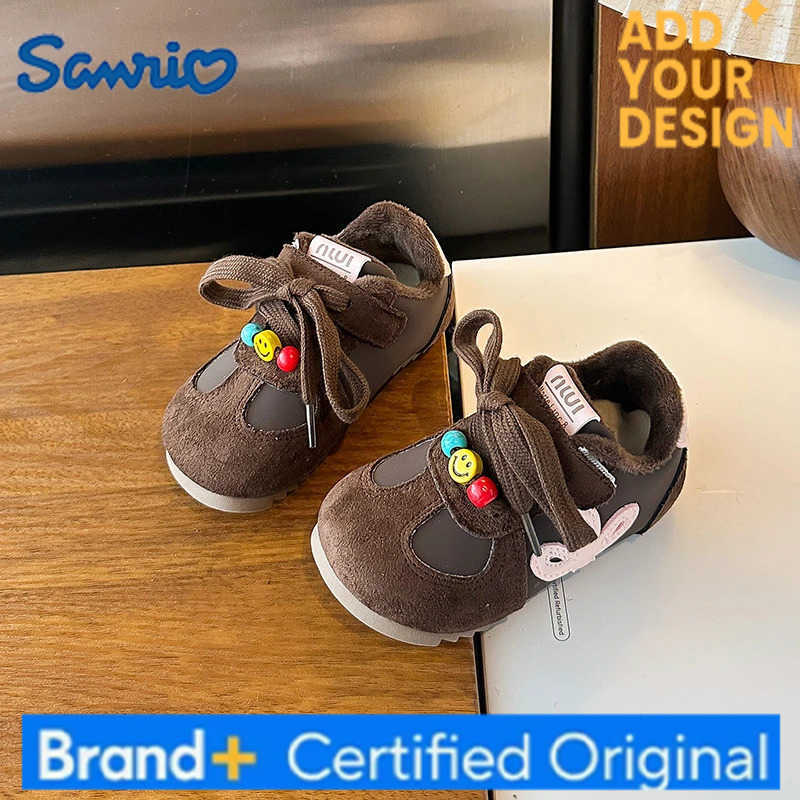 Sanrio Children Shoes Fashion Style Versatile Kids Casual Shoes Warm Cotton Childrens Single Shoes2 025 Winter Cozy Snow Boots H251223