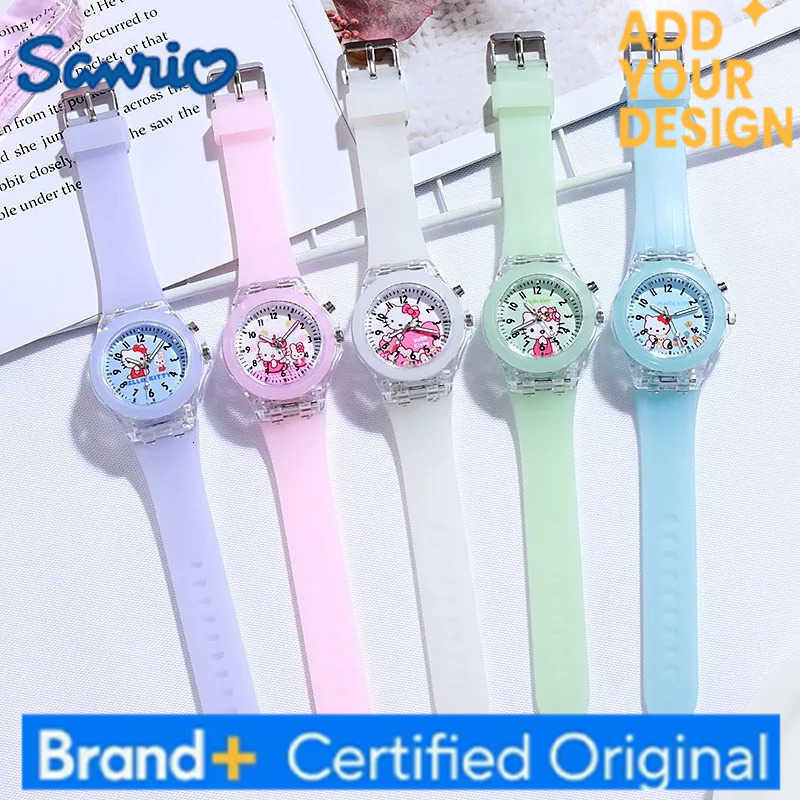 Sanrio 3D Pattern Children Wrist Watches luminous watch Waterproof Quartz Watch Hello Kitty Watch Childrens Christmas Gifts H251223