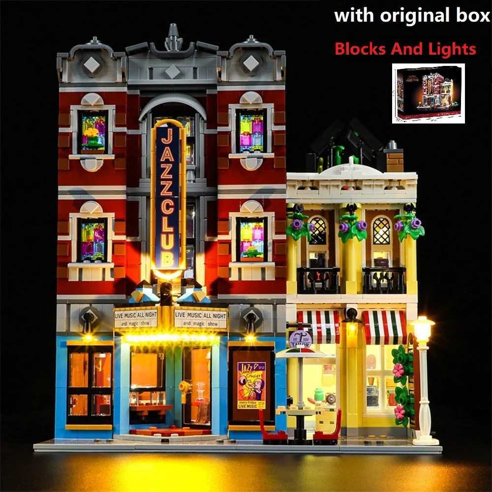 IN Stock with Original Box Christmas Birthday Gift 2899PCS Jazz Club Pizzeria Compatible with 10312 Building Blocks Bricks Q251212