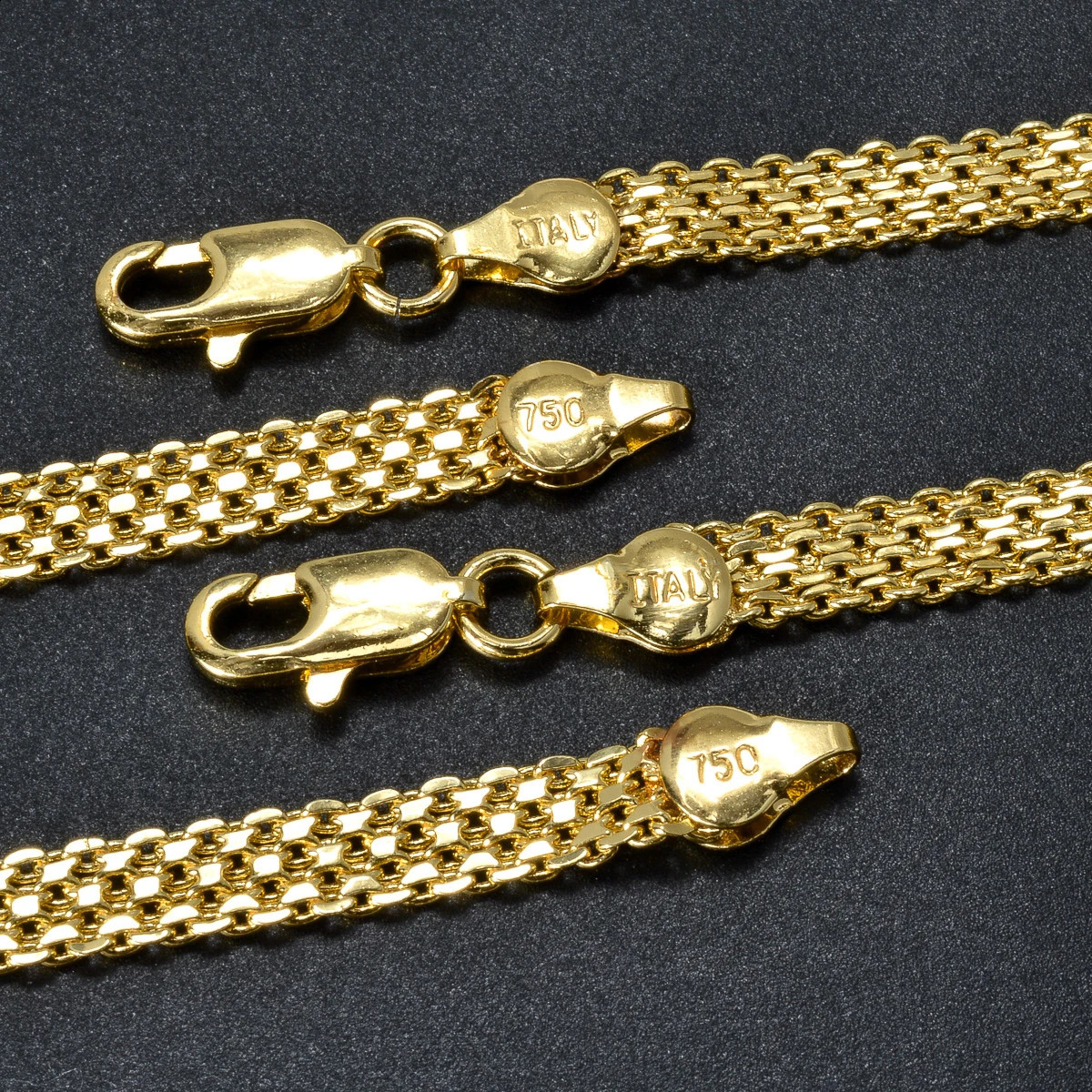 18k Gold-plated Mens and Womens Necklaces With Various Lengths Irregular Textures Party Accessories Gifts 251223